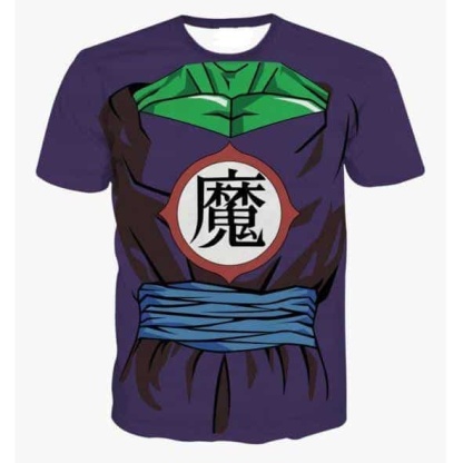 Cool Namekian Piccolo Costume 3d Printed Anime T-Shirt