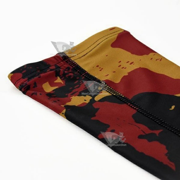 Corrosive Gold Black Maroon Arm Sleeve