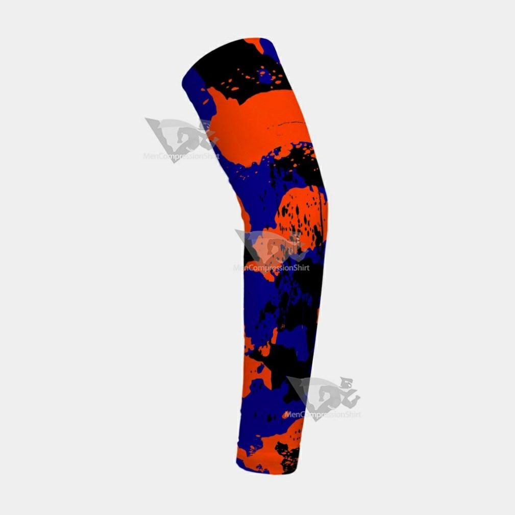 Corrosive Orange Black Blue Arm Sleeve