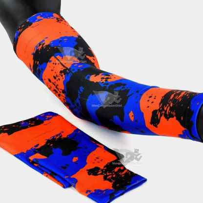 Corrosive Orange Black Blue Arm Sleeve