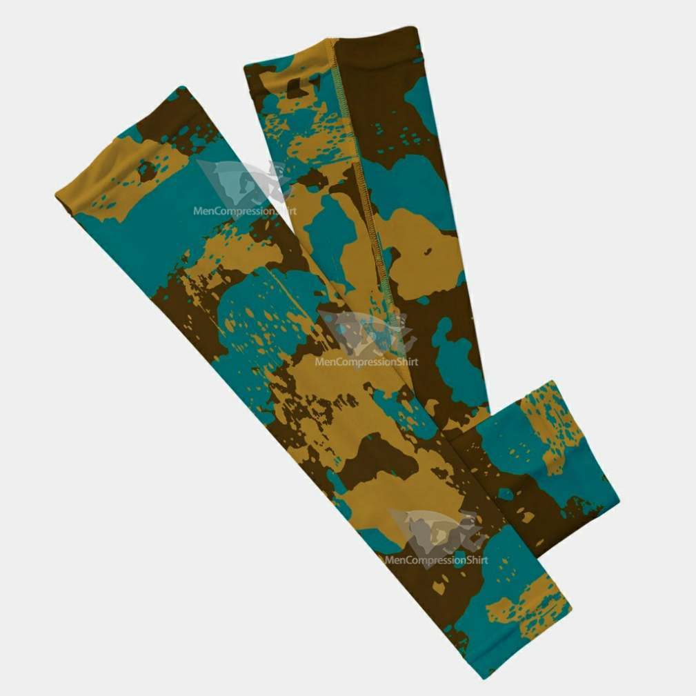 Corrosive Teal Gold Arm Sleeve