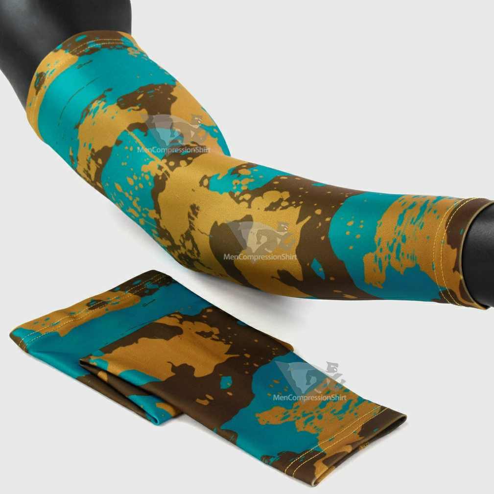 Corrosive Teal Gold Arm Sleeve