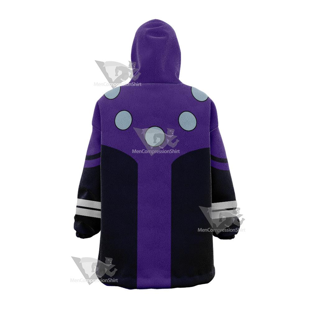 Dc Cosmic Boy Purple Cosplay Snug Oversized Blanket Hoodie