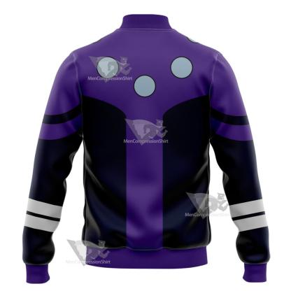 Dc Cosmic Boy Purple Cosplay Varsity Jacket