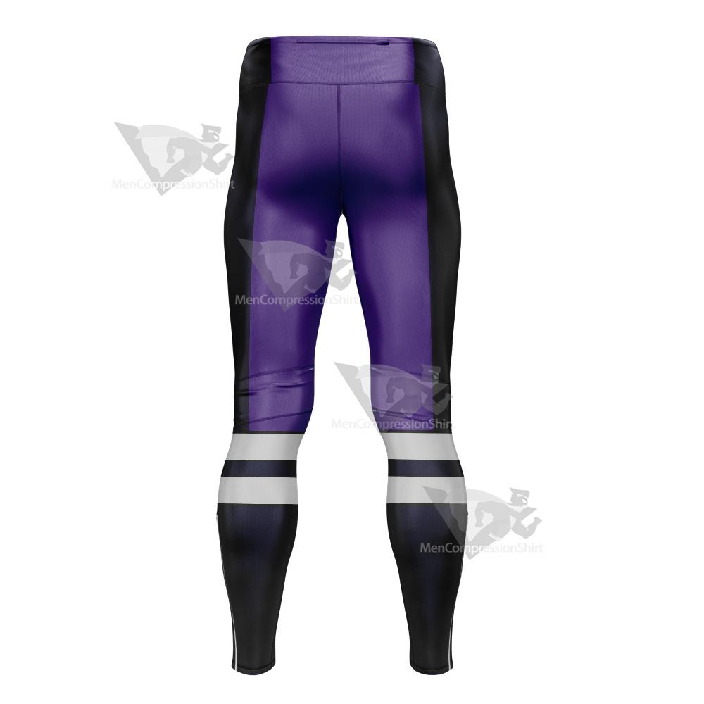 Dc Cosmic Boy Purple Mens Compression Legging