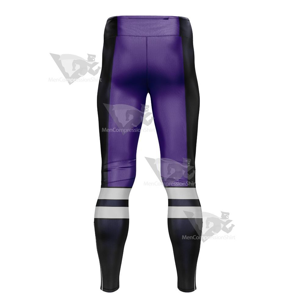 Dc Cosmic Boy Purple Mens Compression Legging