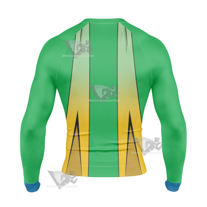 Cucumber Quest Noisemaste Green Cosplay Long Sleeve Compression Shirt