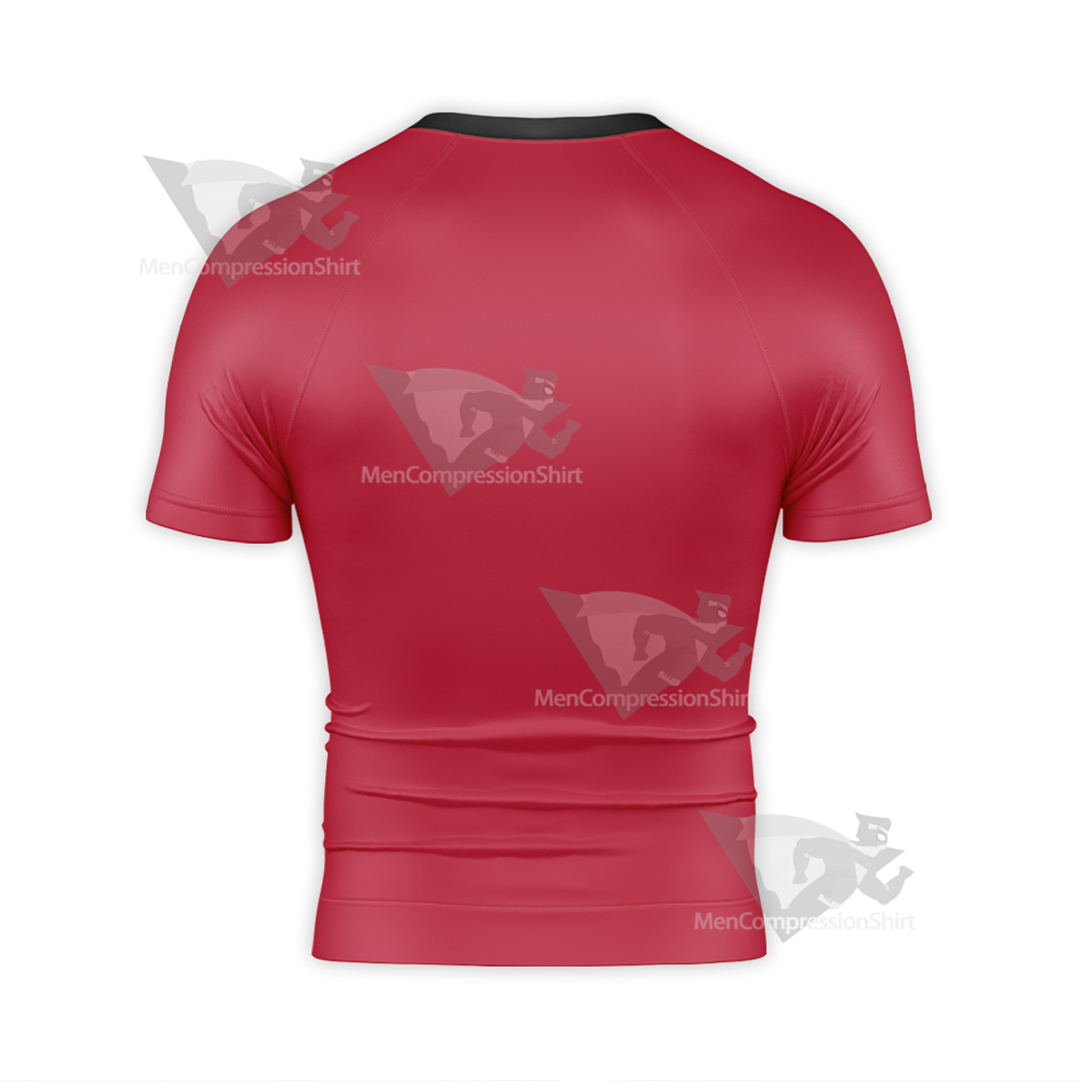 Cult Of The Lamb Red Triangle Short Sleeve Compression Shirt