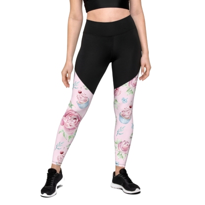 Cupcakes Women Compression Legging