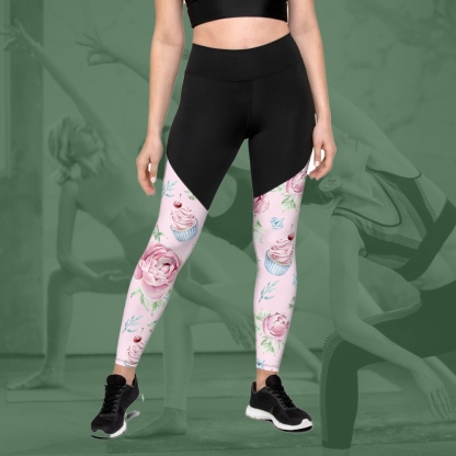 Cupcakes Women Compression Legging