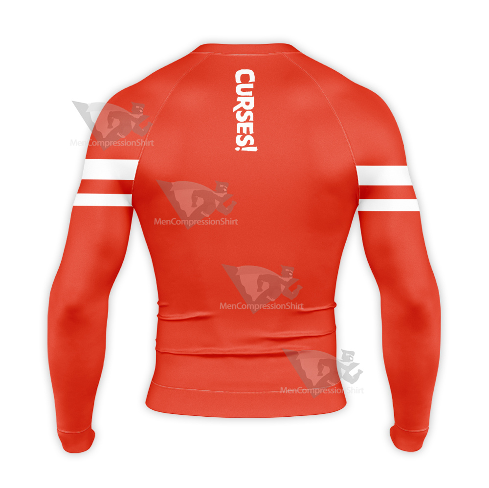 Curses 2023 Pandora Vanderhouven Red Long Sleeve Compression Shirt