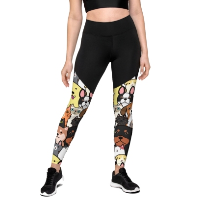 Cuteness Overload Women Compression Legging