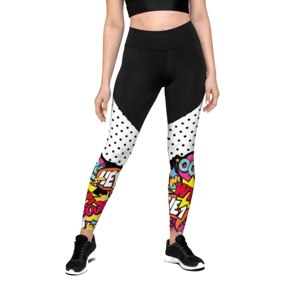 Cutest Pop Art Women Compression Legging