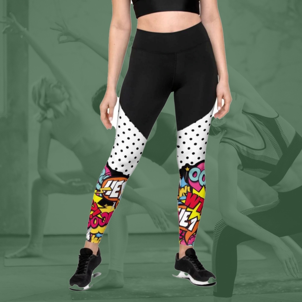 Cutest Pop Art Women Compression Legging