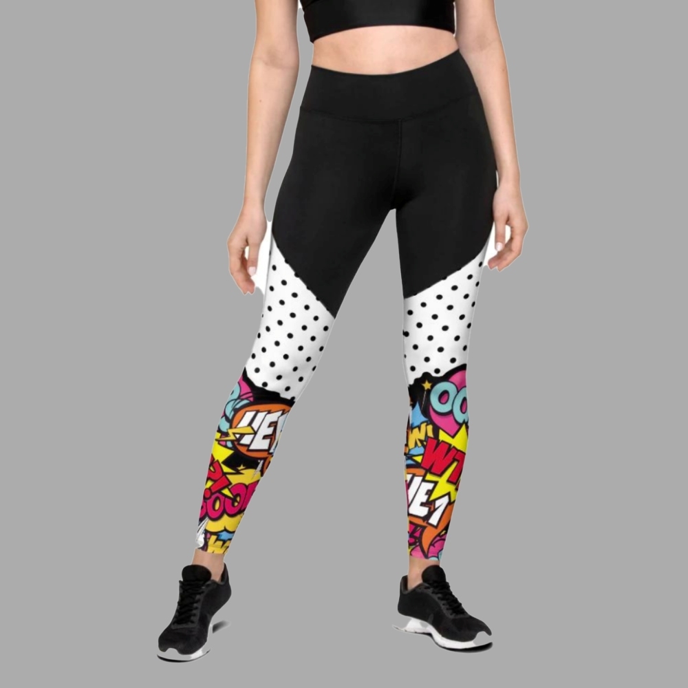 Cutest Pop Art Women Compression Legging