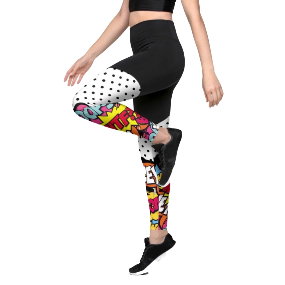 Cutest Pop Art Women Compression Legging