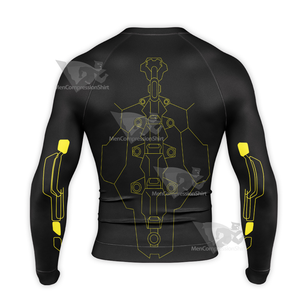 Cyberpunk Edge Runners Sandevistan Long Sleeve Compression Shirt