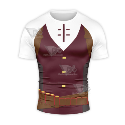 Cyberpunk Edgerunners Falco Short Sleeve Compression Shirt