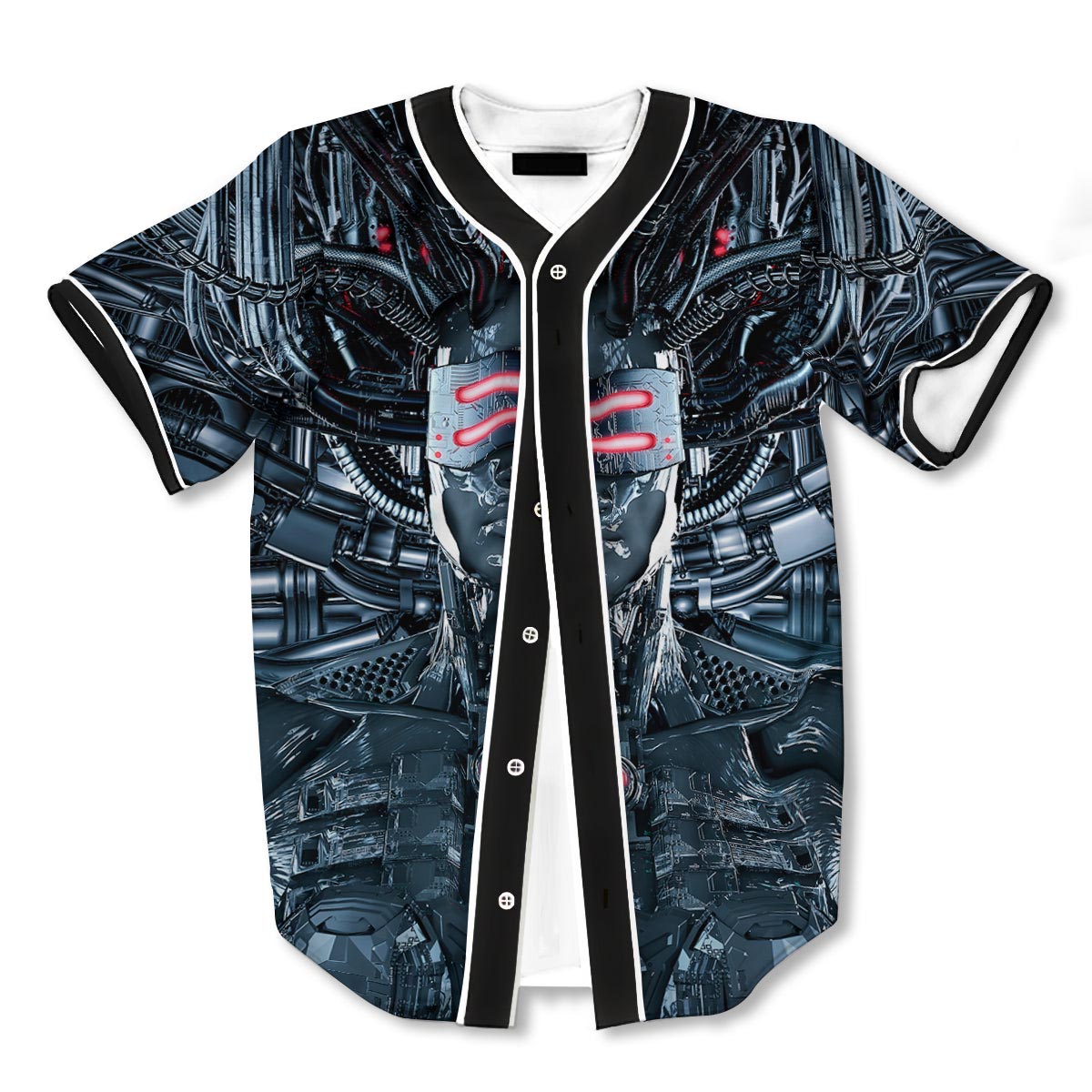 Cyborg Cyberpunk 3d Print Full Size Baseball Jerseys