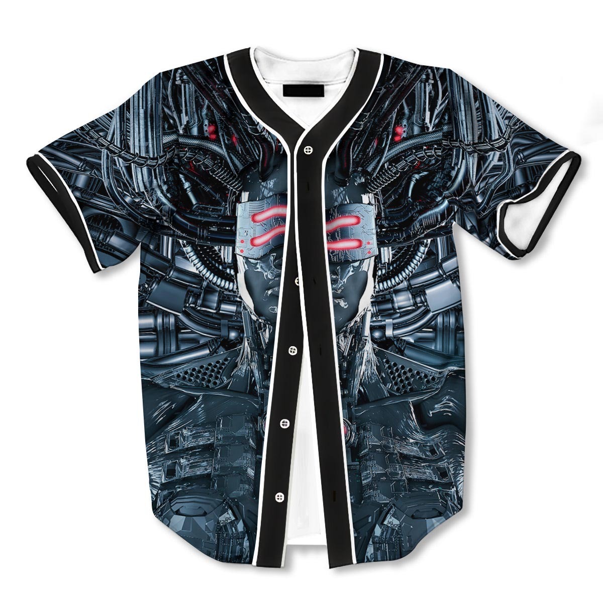 Cyborg Cyberpunk 3d Print Full Size Baseball Jerseys