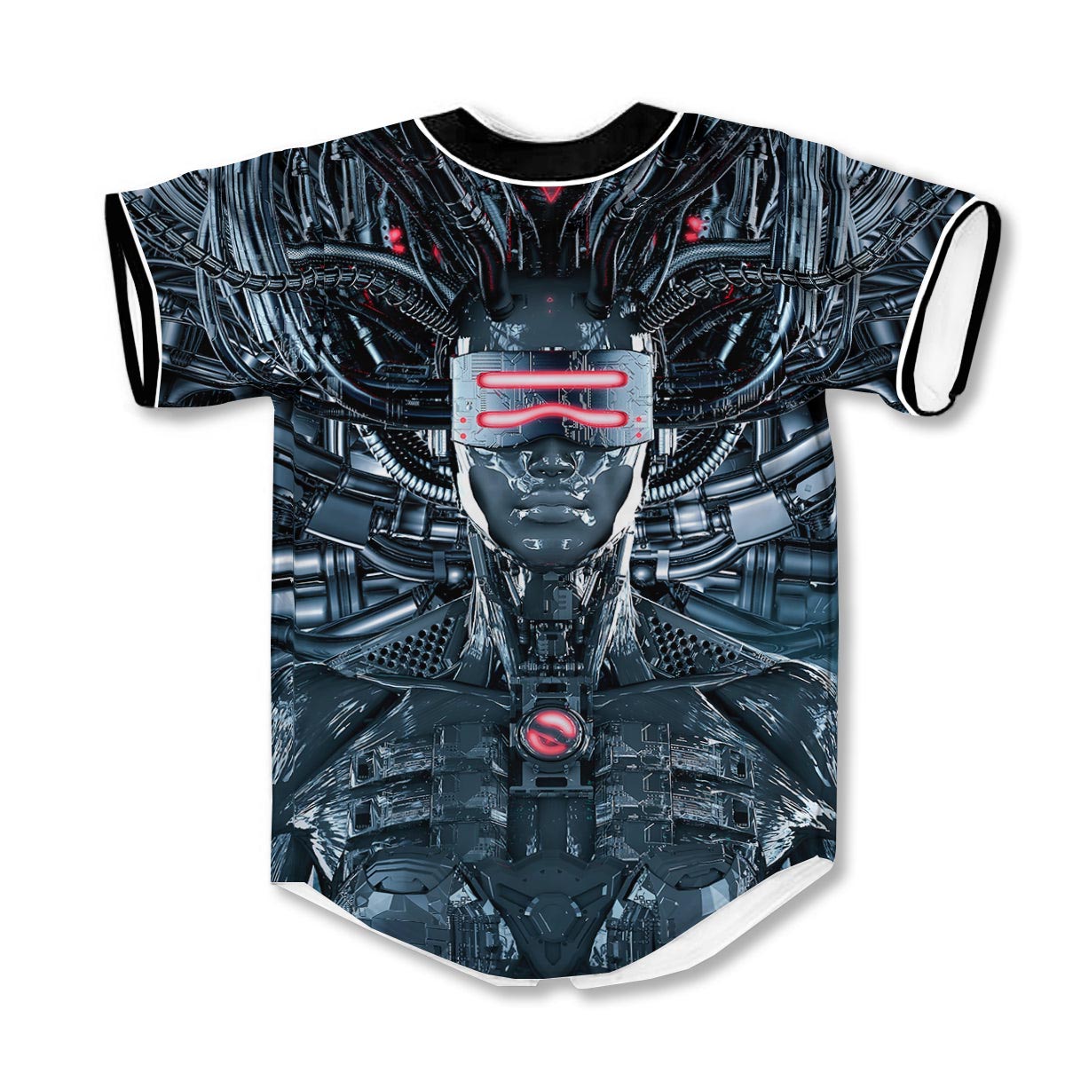 Cyborg Cyberpunk 3d Print Full Size Baseball Jerseys