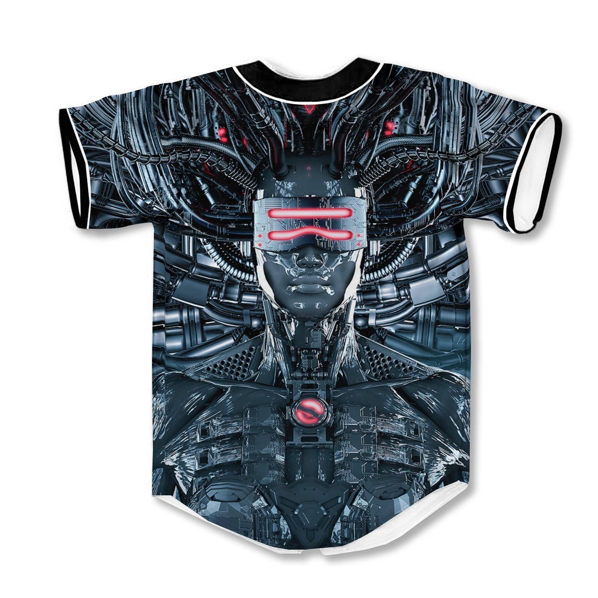 Cyborg Cyberpunk 3d Print Full Size Baseball Jerseys