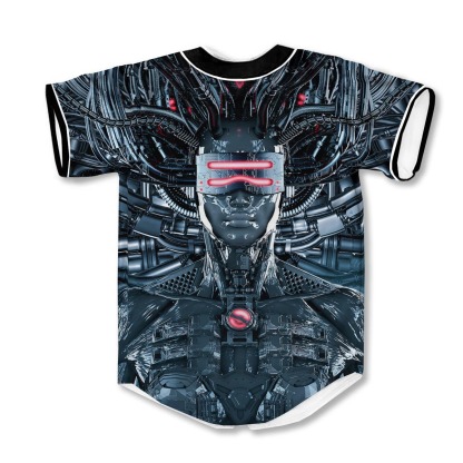 Cyborg Cyberpunk 3d Print Full Size Baseball Jerseys