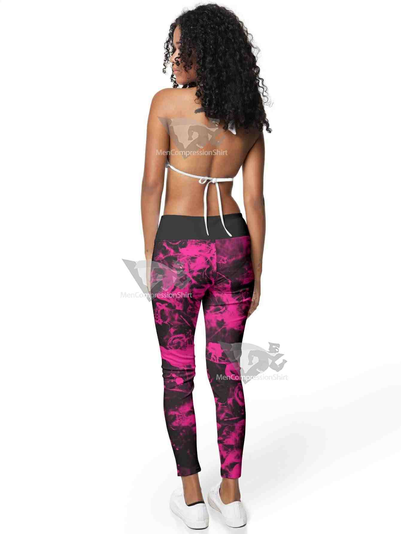 Daki Tie Dye Women Compression Leggings