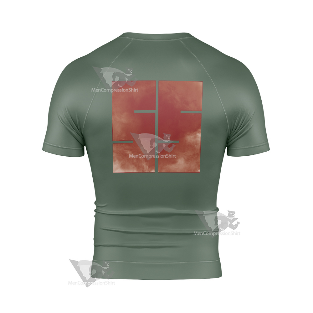 Danganronpa 2 Komaeda Nagito Short Sleeve Compression Shirt
