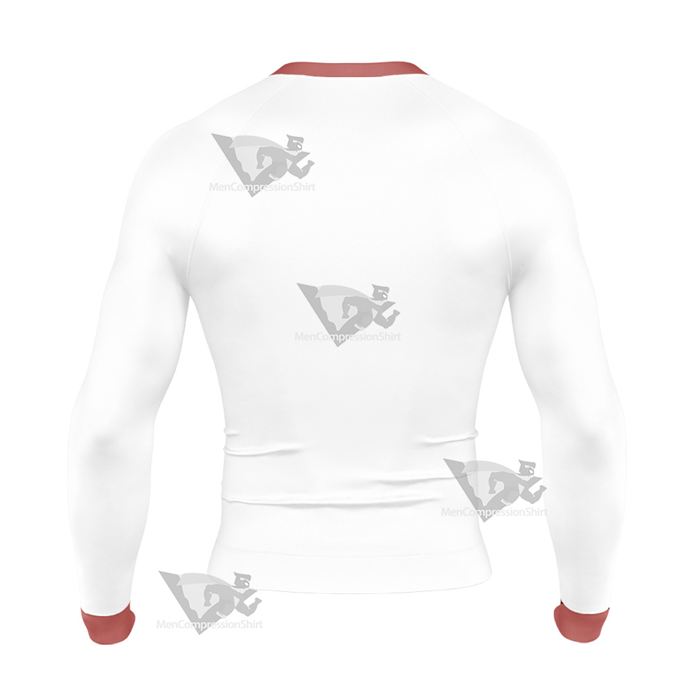 Danny Phantom White Cosplay Long Sleeve Compression Shirt