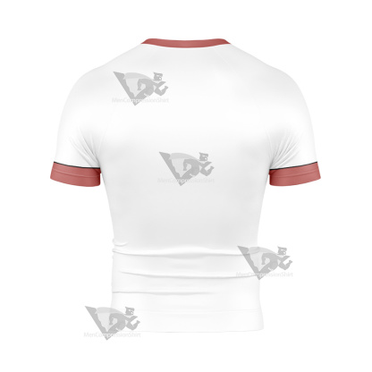 Danny Phantom White Cosplay Short Sleeve Compression Shirt