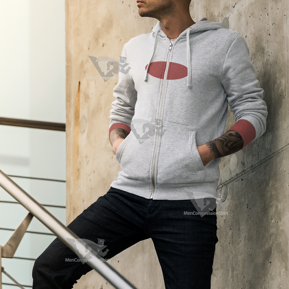 Danny Phantom White Cosplay Zip Up Hoodie