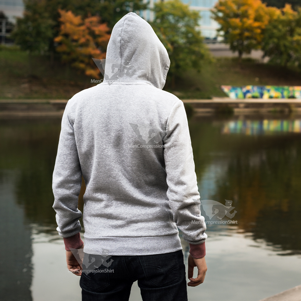 Danny Phantom White Cosplay Zip Up Hoodie