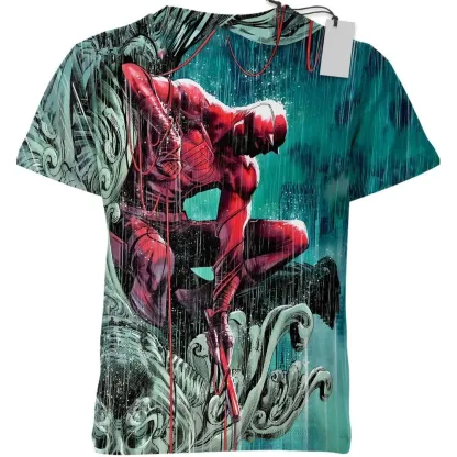 Daredevil Superpower Heroes T-Shirt Heroic Universe Superpower Heroes T-Shirt