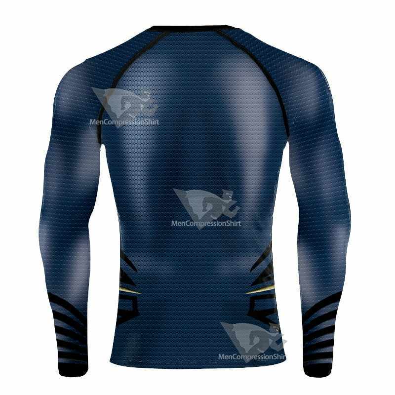 Dark Kent Long Sleeve Compression Shirt