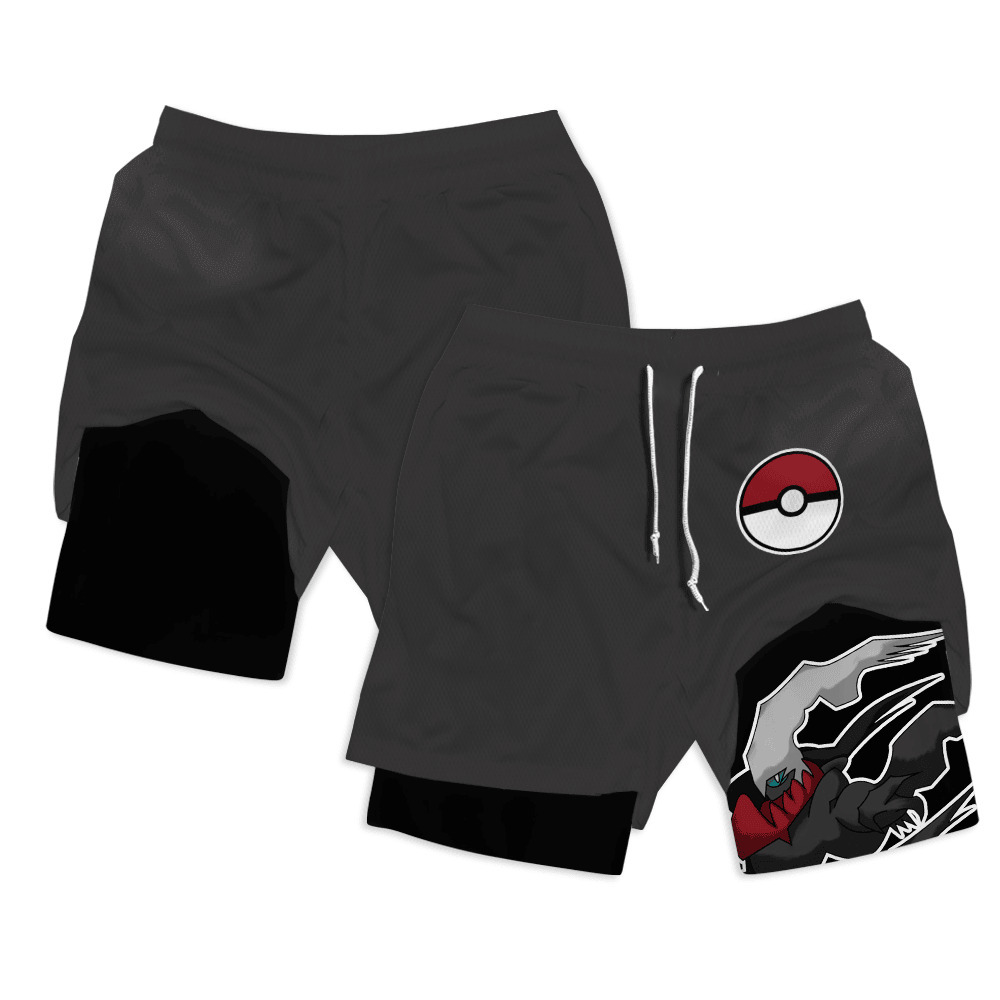 Darkrai Anime Compression Gym Shorts