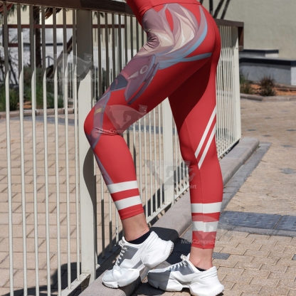 Darling In The Franxx Zero Two Code 002 Red Women Compression Legging-MensCompressionShirt