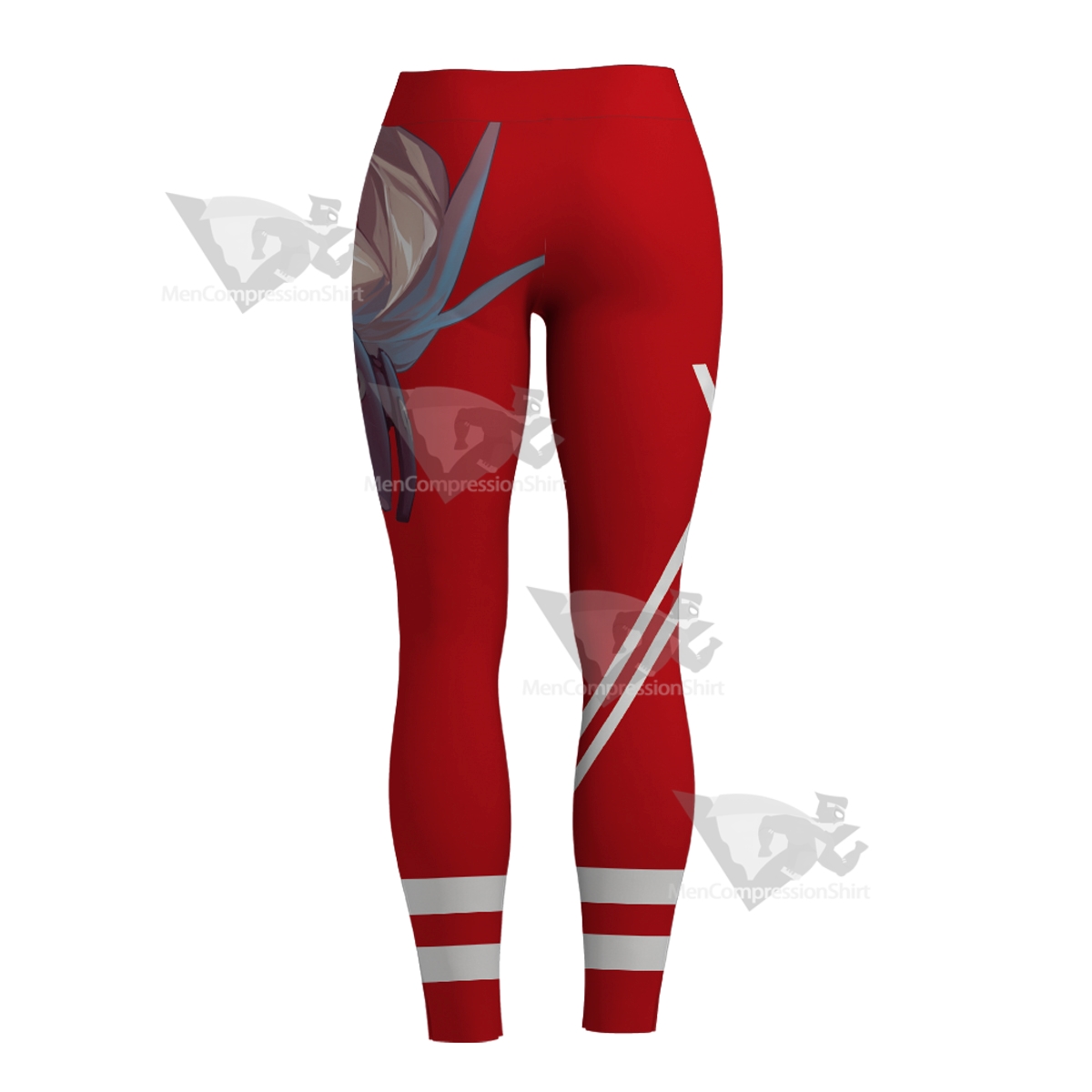 Darling In The Franxx Zero Two Code 002 Red Women Compression Legging-MensCompressionShirt