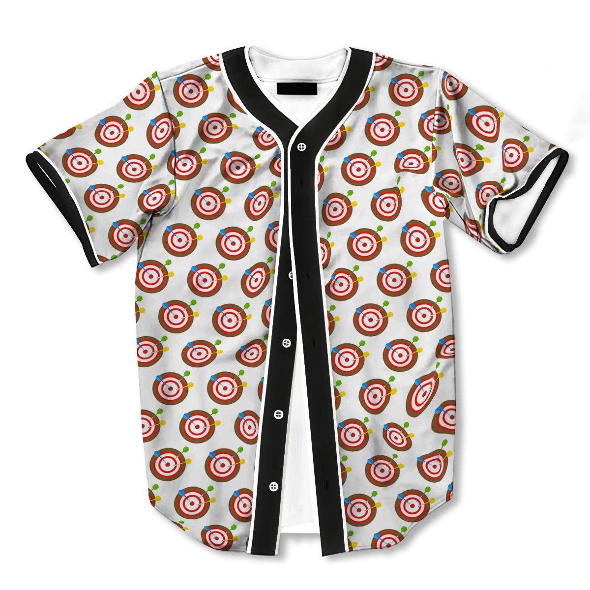 Dartboard 3d Print Full Size Pattern Baseball Jerseys