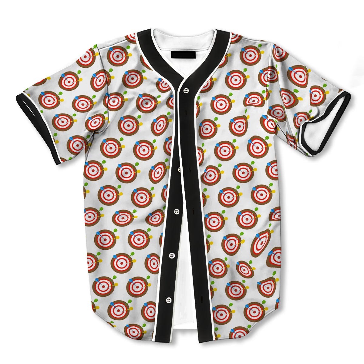 Dartboard 3d Print Full Size Pattern Baseball Jerseys