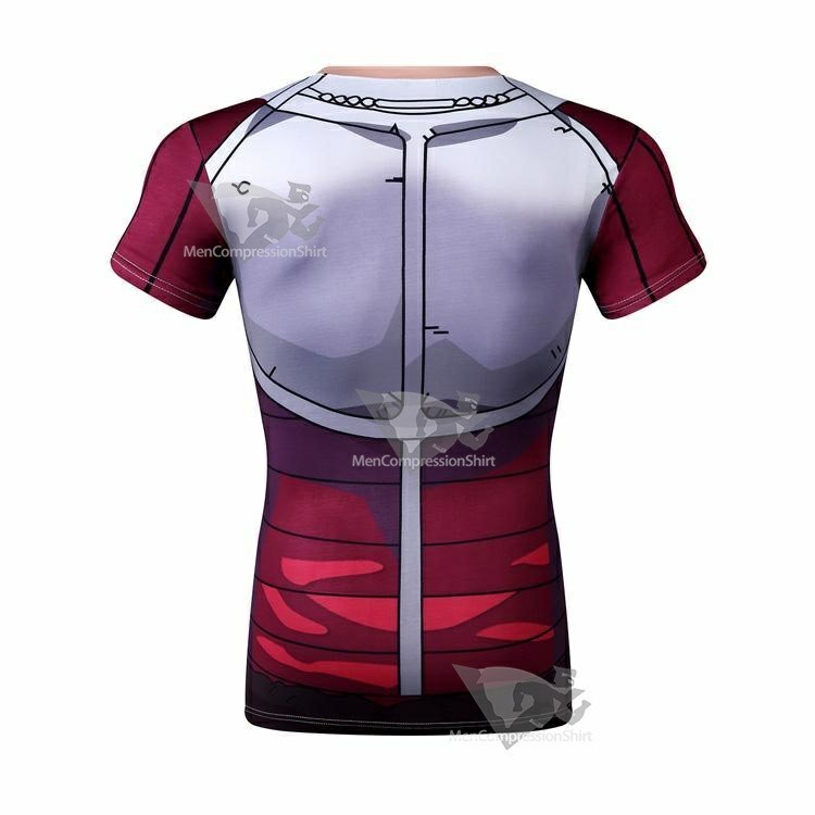 Dbz King Vegeta Short Sleeve Compression Shirt For Men
