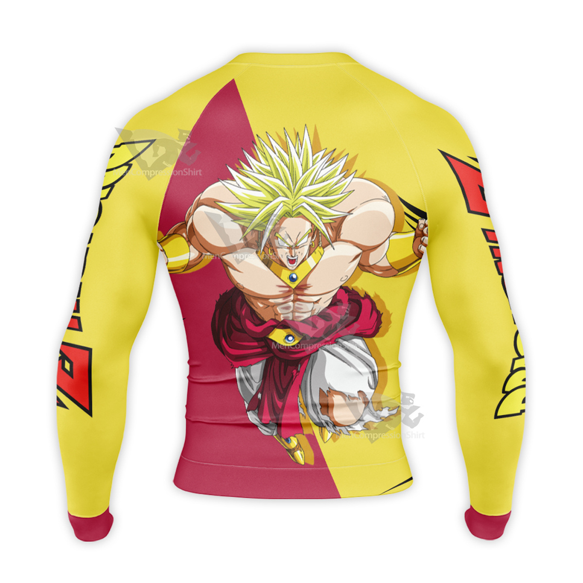 Dbz Super Broly Dragon Ball Z Long Sleeve Compression Shirt