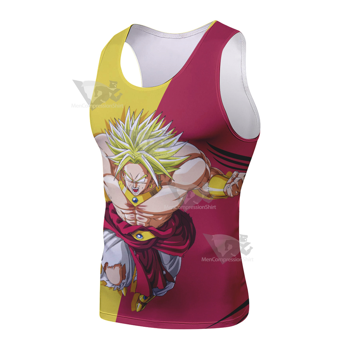 Dbz Super Broly Dragon Ball Z Sleeveless Compression Shirt