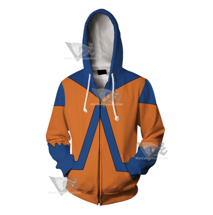 Dc Animal Man Orange Cosplay Zip Up Hoodie