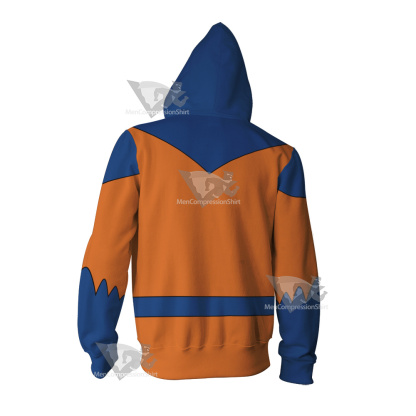 Dc Animal Man Orange Cosplay Zip Up Hoodie