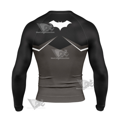 Dc Batman Black Cosplay Long Sleeve Compression Shirt