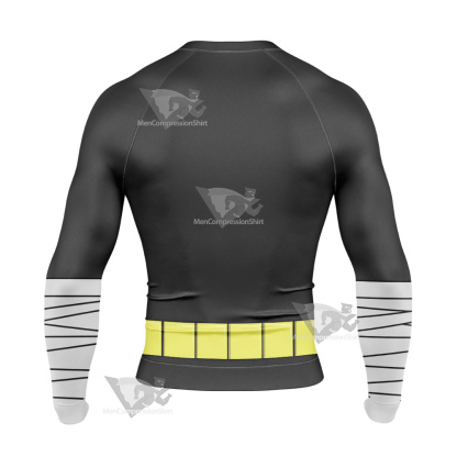 Dc Cassandra Cain Bat Belt Cosplay Long Sleeve Compression Shirt