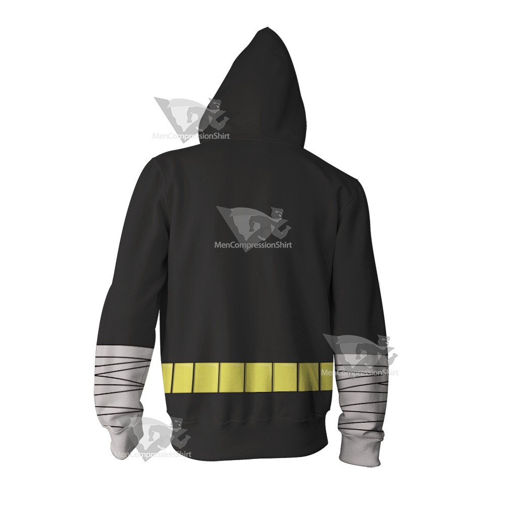 Dc Cassandra Cain Bat Belt Cosplay Zip Up Hoodie
