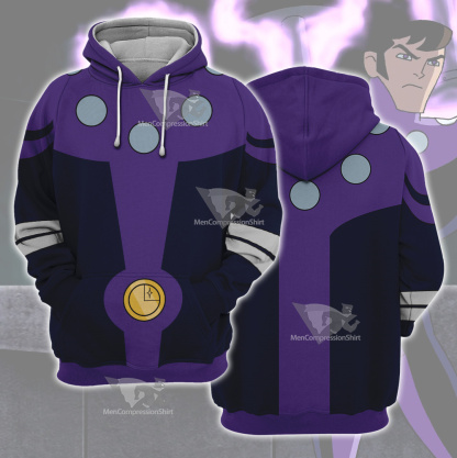 Dc Cosmic Boy Purple Cosplay Hoodie