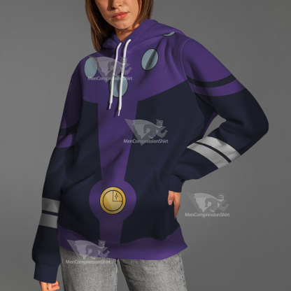 Dc Cosmic Boy Purple Cosplay Hoodie